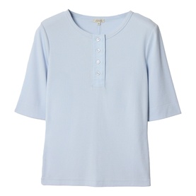 Ribbed Henley Top
