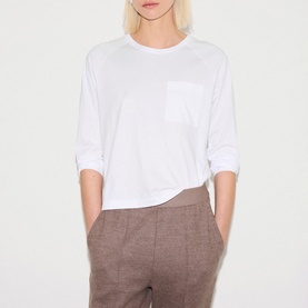 Patch Pocket Long-Sleeved Top