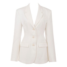 Luella Hourglass Single-Breasted Blazer