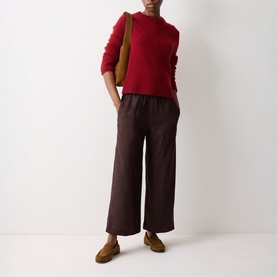 Mara Linen Relaxed Wide Leg Trouser s