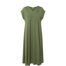Oakana Pleated Flared Dress