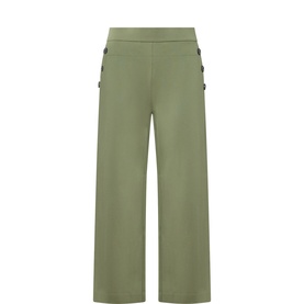 Prisca Wide-Leg Cropped Trousers