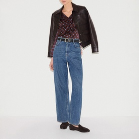 Mini Geo Rose Frill Top