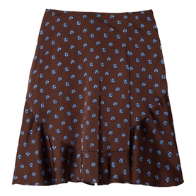 Geo Rose Mini Flared Skirt