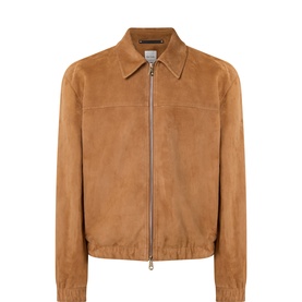 Suede Bomber Jacket