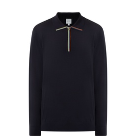Signature Stripe Long-Sleeved Polo Shirt