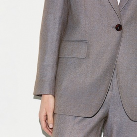 Knox Single-Breasted Tailored Blazer