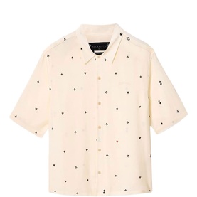 Cardsuit Printed Oversized Casual Shirt