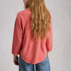 Beth Patch Pocket Top