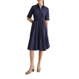 Brigitta Belted Shirt Dress