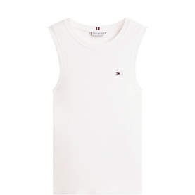 Embroidered Flag Logo Tank Top