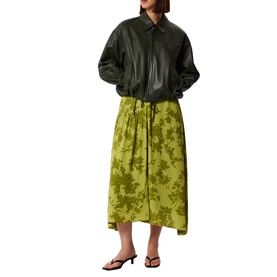 Floral Asymmetric Flared Dress