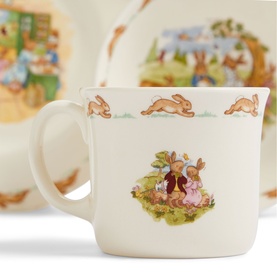 Bunnykins Childrens Bowl, Plate & Mug Three-Piece Set