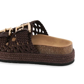 Raquel Woven Flatform Sandals
