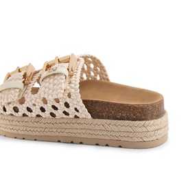 Raquel Woven Flatform Sandals