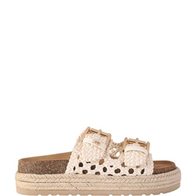 Raquel Woven Flatform Sandals