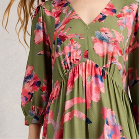 Lucy Floral Flared Dress