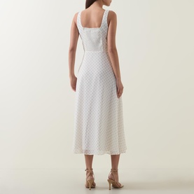 Dotted Flared Dress