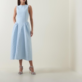Jacquard Floral Dress