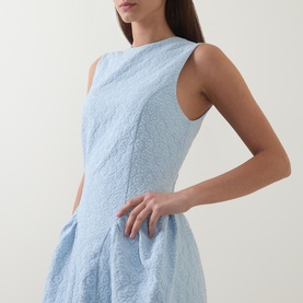 Jacquard Floral Dress