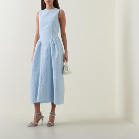Jacquard Floral Dress