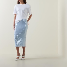 Sequin Pencil Skirt