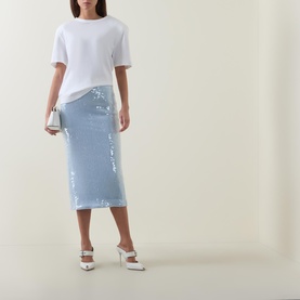 Sequin Pencil Skirt