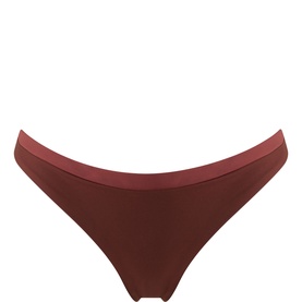 Contrast Cheeky Bikini Bottoms