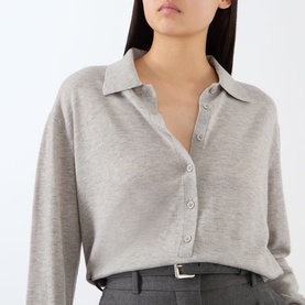 Tala Knitted Polo Sweater