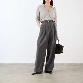 Tala Knitted Polo Sweater