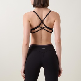 Sculpt Seamless Ruched Cross Back Sports Bra