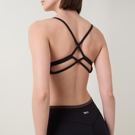 Sculpt Seamless Ruched Cross Back Sports Bra