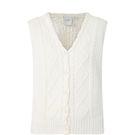 Tatyana Cable-Knit Vest