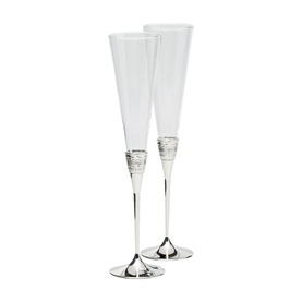 With Love Toasting Flute, Set of Two