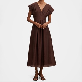 Alessandra Petite Tucked Dress