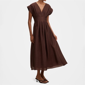 Alessandra Petite Tucked Dress