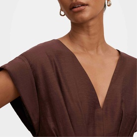 Alessandra Petite Tucked Dress