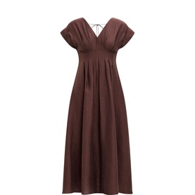 Alessandra Petite Tucked Dress