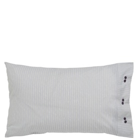 Elena Standard Pillowcase Pair Grey/Green