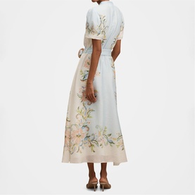 Briana Petite Printed Shirt Dress