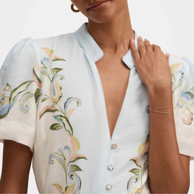 Briana Petite Printed Shirt Dress