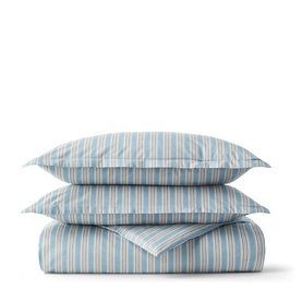 Calder Stripe Duvet Set Navy
