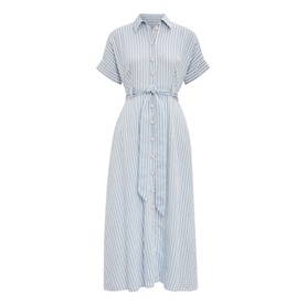 Emma Petite Stripe Shirt Dress