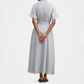Emma Petite Stripe Shirt Dress