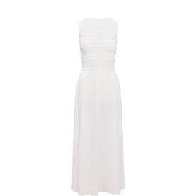 Indy Woven Mixed Flared Dress