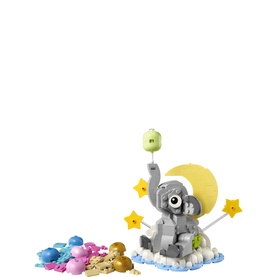 Baby Elephant In The Sky Building Set for Adults