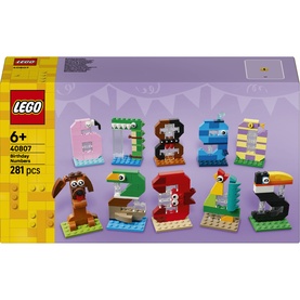 Birthday Numbers Animal Building Set