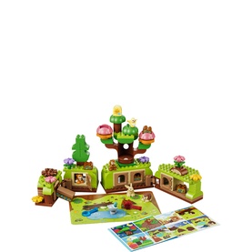 Lego Duplo Discovery Forest with Wild Animals multicoloured 131-piece building set with tree, animal figures, and play mat
