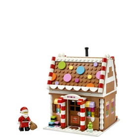 Festive Gingerbread House Christmas Building Set