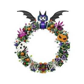 Halloween Wreath Decoration Building Set